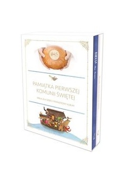 Pamiątka Pierwszej Komunii Świętej Biblia dla dzieci i pamiątkowy album