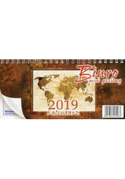 Kalendarz 2019 biurkowy mini poziomy