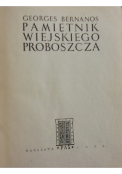 Pamiętnik Wiejskiego Proboszcza ,1950 r.