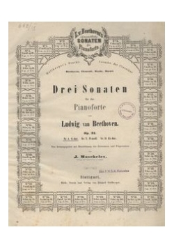 Drei sonaten fur pianoforte, 1906 r.