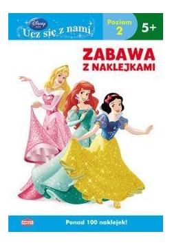 Disney ucz się z nami. Zabawa z naklejkami 5+