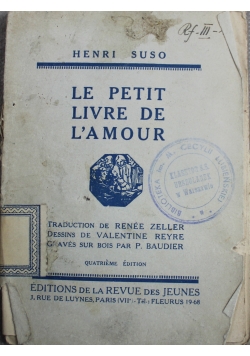 Le Petit Livre De L Amour 1923