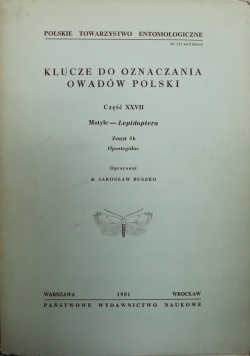 Klucze do oznaczania owadów Polski Zeszyt 5b