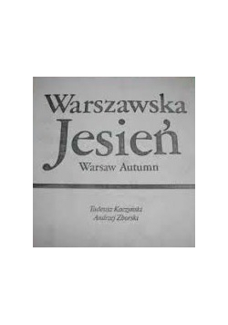 Warszawska jesień