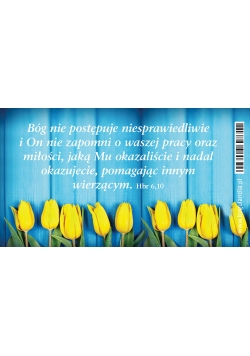 Magnes 29 na lodówkę Bóg nie postępuje niesprawiedliwie