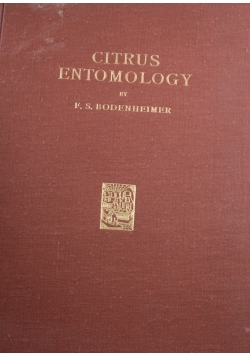 Citrus Entomology