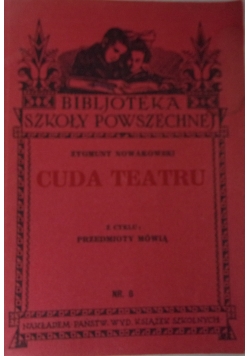 Cuda teatru, nr. 8, 1933 r.