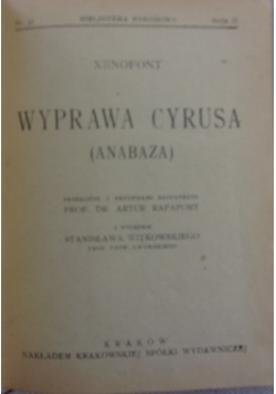 Wyprawa Cyrusa, 1924r