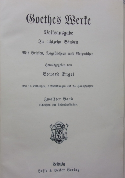 Goethes Berte