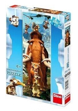 Puzzle 150 Panoramic Epoka Lodowcowa DINO