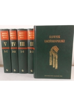 Słownik łacińsko-polski, tom I-V