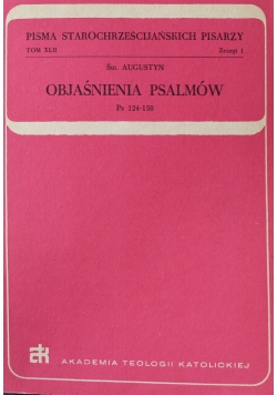 Pisma Starochrześcijańskich Pisarzy Tom XLII Zeszyt 1