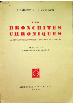 Les bronchites chroniques
