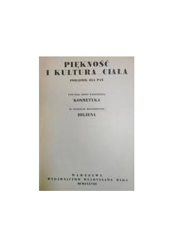 Piękność i kultura ciała, 1938r.