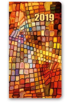Kalendarz 2018 11T-Soft A6 kieszonkowy mozaika