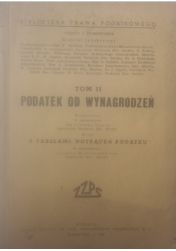 Podatek od wynagrodzeń tom 2, 1947 r.