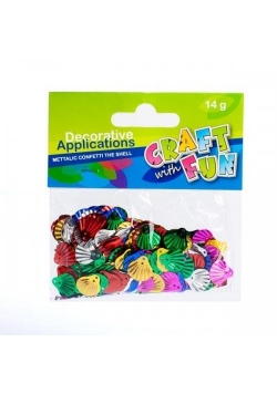 Cekiny metaliczne muszle14g