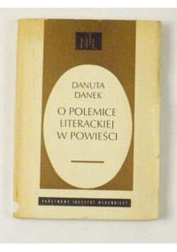 O polemice literackiej w powieści