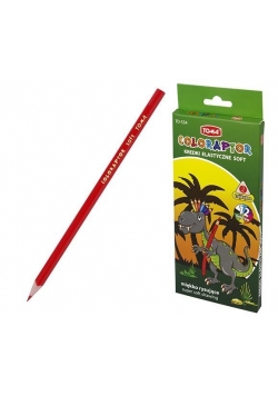 Kredki elastyczne Coloraptor soft 12 kolorów TOMA