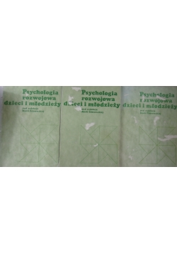 Psychologia rozwojowa dzieci i młodzieży, zestaw 3 książek