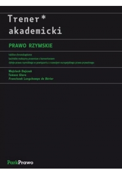 Trener akademicki  Prawo rzymskie