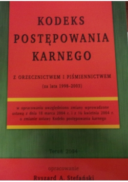 Kodeks postępowania karnego