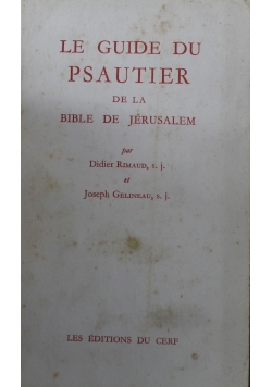 Le Guide Du Psautier