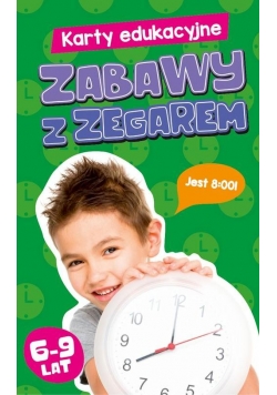 Karty edukacyjne Zabawy z zegarem