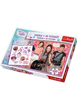 Puzzle 100 Tattoo Disney Violetta TREFL