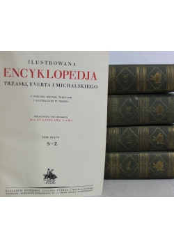 Ilustrowana Encyklopedja 1929 r  5 tomów