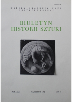 Biuletyn historii sztuki rok XLI nr 1