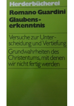 Glaubenserkenntnis