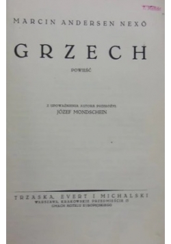 Grzech, 1922 r.