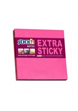 Notes samop. exstra Sticky 76x76 różowy neon