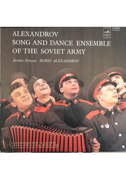Alexandrov song and dance ensemble of the soviet army, płyta winylowa