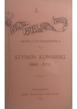 Szymon Konarski, 1915 r.
