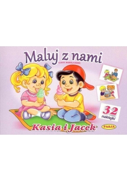 Maluj z nami - Kasia i Jacek + 32 naklejki