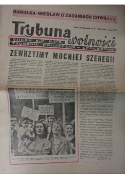 Trybuna wolności nr. 36, 1947 r.