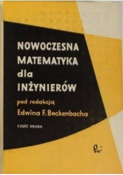 Nowoczesna matematyka dla inżynierów, część druga