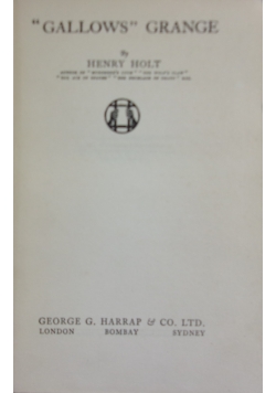 "Gallows" Grange, 1934r