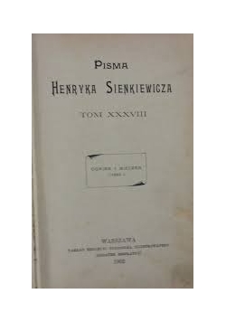 Pisma Tom XXXVII, 1902r.