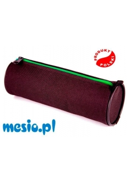 Piórnik tuba TU621 Czarny gładki MESIO