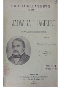 Jadwiga i Jagiełło Tom III,  1902 r.
