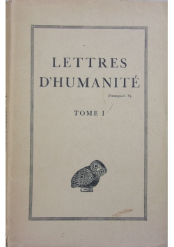 Lettres d'humanite, 1942r.