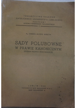 Sądy Polubowne w prawie kanonicznym ,1948