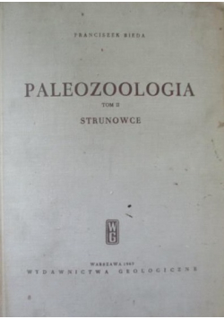 Paleozoologia. Tom II