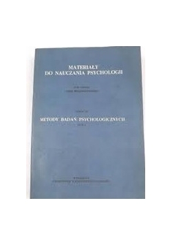 Materiały do nauczania psychologii