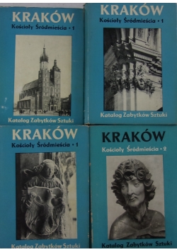 Kraków. Kościoły Śródmieścia, zestaw 4 książek