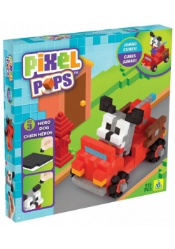 Pikselowe budowle - PixelPops Wyścigówka