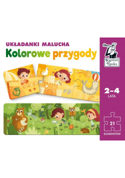 Kolorowe przygody Układanki malucha Kapitan Nauka
